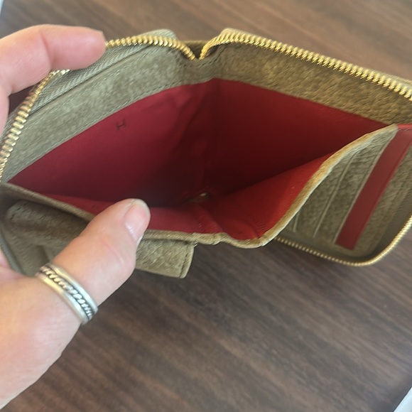 Hammitt 5 North Wallet- plume moss nuback with gold studs - Picture 6 of 9